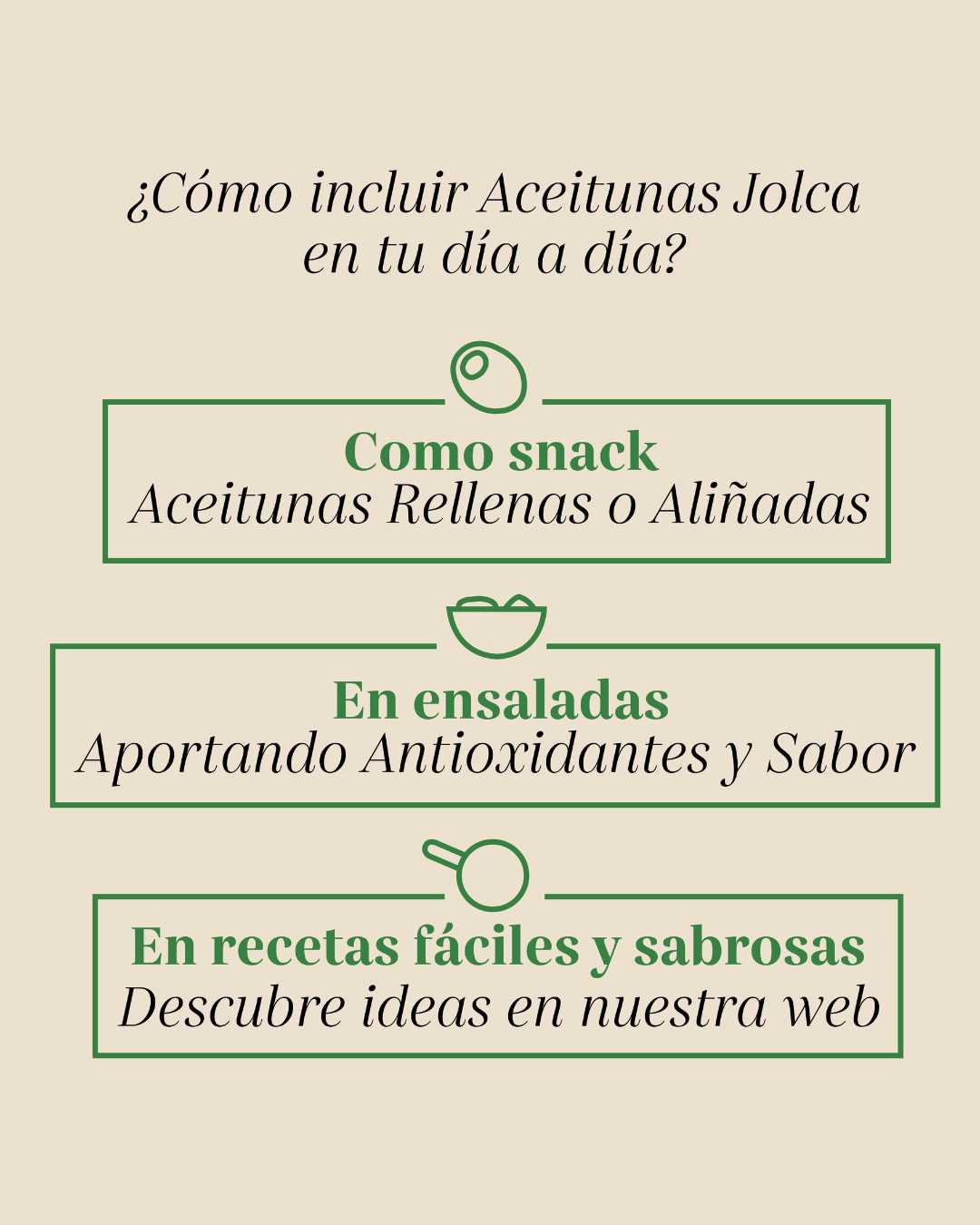 aceitunas snack saludable